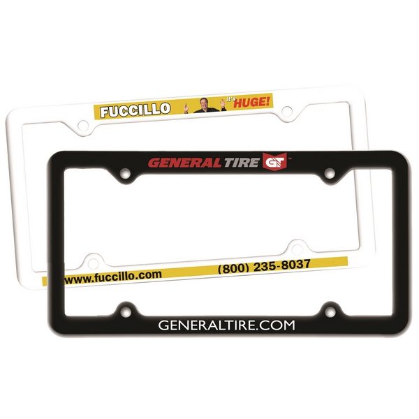 HA8041004 Thin Panel License Plate FRAMEs with Full Color Digital Cust
